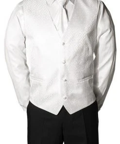 Wilvorst Weste weiß 407207/90/14 Mikrofaser