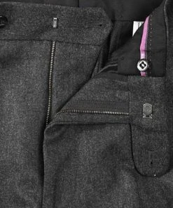 HILTL Hose Milano-U 42053/33802/10 Hose Milano U, Classic Fit, Flanell, Anthrazit meliert, Anthrazit -Anzüge & Westen Verkäufe 116063 norm3