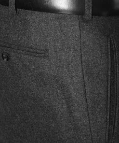 HILTL Hose Milano-U 42053/33802/10 Hose Milano U, Classic Fit, Flanell, Anthrazit meliert, Anthrazit -Anzüge & Westen Verkäufe 116063 norm4