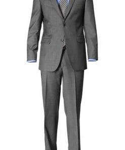 DIGEL Anzug Modern Fit 99820/126003+116062/42 Schurwolle Super120, Grau, Anthrazit