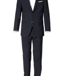 DIGEL Anzug Modern Fit 99976/121058+111066/20 Schurwolle, Nachtblau