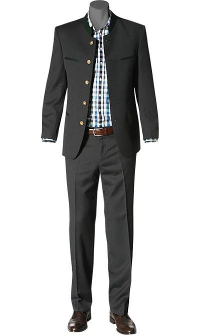 Lodenfrey Anzug B8105+B6213/17068/85 Schurwolle, Anthrazit 3 Lodenfrey Anzug B8105+B6213/17068/85 Schurwolle, Anthrazit