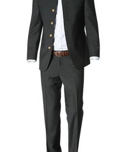 Lodenfrey Anzug B8105+B6213/18451/85 Cool-Wool, Graphitgrau, Anthrazit