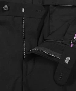 HILTL Ultratorto Super 120's Como 42077/34800/01 Hose Como, Schurwolle Super120, Schwarz -Anzüge & Westen Verkäufe 120073 norm3