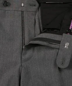 HILTL Ultratorto Super 120's Como 42077/34800/12 Hose Como, Schurwolle Super120, Grau meliert, Grau -Anzüge & Westen Verkäufe 120076 norm3