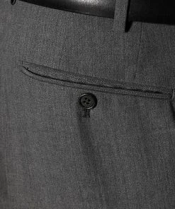 HILTL Ultratorto Super 120's Como 42077/34800/12 Hose Como, Schurwolle Super120, Grau meliert, Grau -Anzüge & Westen Verkäufe 120076 norm4