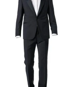 DIGEL Smoking Modern Fit 1009320/Jerry+Shawn/10 Schurwolle Super100, Schwarz