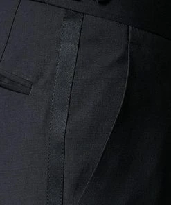 DIGEL Smoking Modern Fit 1009320/Jerry+Shawn/10 Schurwolle Super100, Schwarz -Anzüge & Westen Verkäufe 128612 norm8