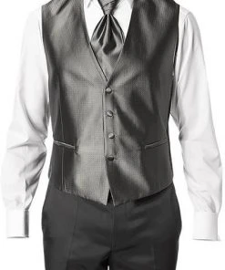 Wilvorst Weste grau 417206/22/40 Mikrofaser