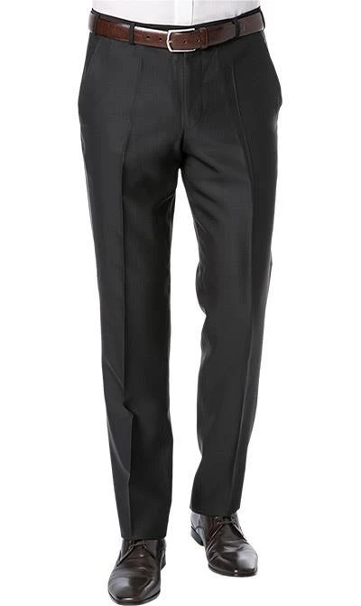 Wilvorst Anzug 413201/60/7951/222/2 Slim Line, Wolle-Viskose, Dunkelbraun gestreift 8 Wilvorst Anzug 413201/60/7951/222/2 Slim Line, Wolle-Viskose, Dunkelbraun gestreift – Bild 6