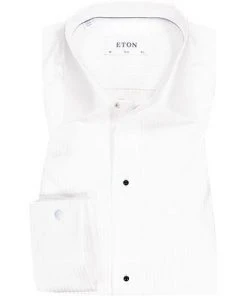 ETON Slim Fit Evening UMA 7343/70509/01 Hemd, Baumwolle, Weiß