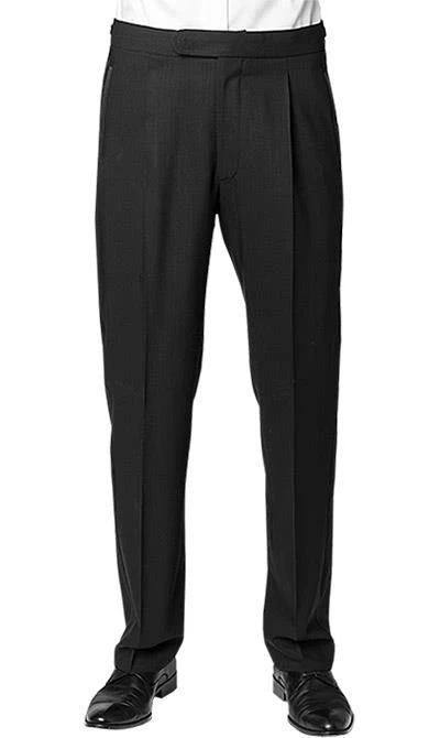 Wilvorst Smoking Juan 401201/01/1500 + 530 Schurwolle Super100, Schwarz 7 Wilvorst Smoking Juan 401201/01/1500 + 530 Schurwolle Super100, Schwarz – Bild 5