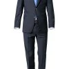 bugatti Anzug Regular Fit 99801/791000+788000/390 Schurwolle, Marine -Anzüge & Westen Verkäufe 159421 norm