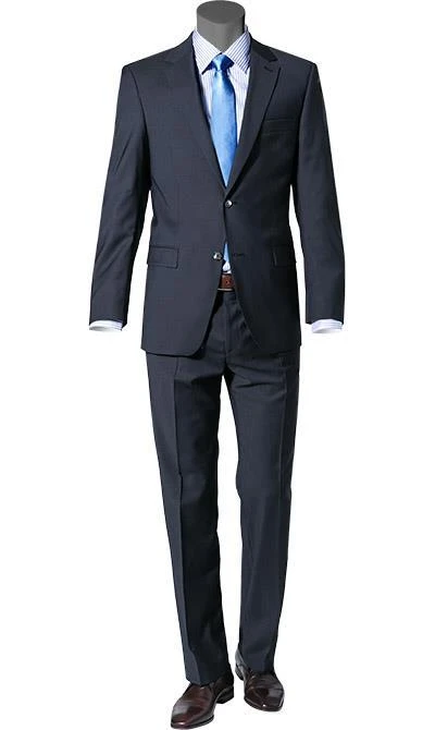 bugatti Anzug Regular Fit 99801/791000+788000/390 Schurwolle, Marine 3 bugatti Anzug Regular Fit 99801/791000+788000/390 Schurwolle, Marine