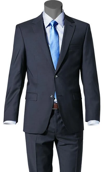 bugatti Anzug Regular Fit 99801/791000+788000/390 Schurwolle, Marine 4 bugatti Anzug Regular Fit 99801/791000+788000/390 Schurwolle, Marine – Bild 2