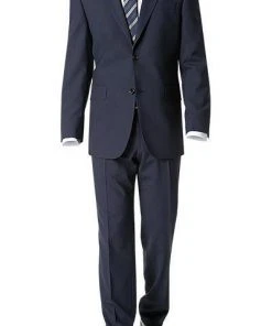 DIGEL Anzug Modern Fit 99976/121016+111066/22 Schurwolle, Nachtblau, Marine