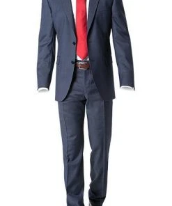 DIGEL Anzug Modern Fit 99820/126003+116062/24 Schurwolle Super120, Dunkelblau