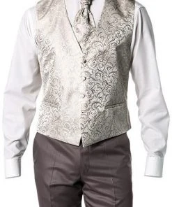 Wilvorst Weste ecru 427201/84/40 Mikrofaser