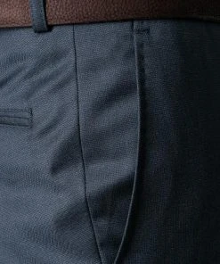 Carl Gross Anzug 00/003N0/323012+332023/63 Modern Fit, Schurwolle Super110 Reda, Dunkelblau meliert, Blau -Anzüge & Westen Verkäufe 165480 norm6