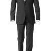ROY ROBSON Anzug 5000/3042+0340/001 Regular Fit, Schurwolle Super110 Reda, Schwarz