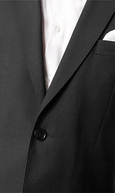 ROY ROBSON Anzug 5000/3042+0340/001 Regular Fit, Schurwolle Super110 Reda, Schwarz 4 ROY ROBSON Anzug 5000/3042+0340/001 Regular Fit, Schurwolle Super110 Reda, Schwarz – Bild 2