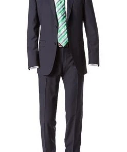 ROY ROBSON Anzug 5000/3042+0340/019 Regular Fit, Schurwolle Super110 Reda, Nachtblau, Marine