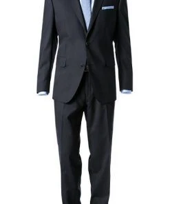 Carl Gross Anzug 57/0039/1751+1075/63 Regular Fit, Schurwolle, Nachtblau, Marine