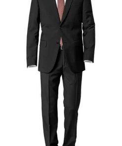 Pierre Cardin Anzug 52250+72002/850/10001/2000 Regular Fit, Schurwolle, Schwarz