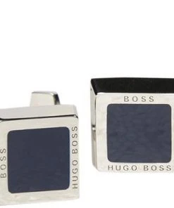 BOSS Manschettenknöpfe Franzisko 50239922/410 Messing, Silber-indigo, Indigo
