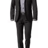 CG Anzug Cliff-Cedric 30-031S0/423622+433063/90 Slim Fit, Schurwoll-Stretch, Schwarz -Anzüge & Westen Verkäufe 188154 norm