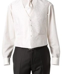 Wilvorst Weste ecru 417203/81/40 Mikrofaser, Creme