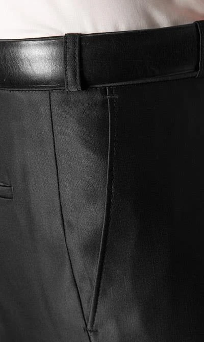 Wilvorst Anzug schwarz 433100/10/17292/222/1 Slim Line, Wolle 10 Wilvorst Anzug schwarz 433100/10/17292/222/1 Slim Line, Wolle – Bild 8