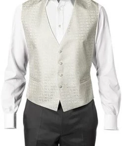 Wilvorst Weste ecru 427204/81/40 Mikrofaser, Creme