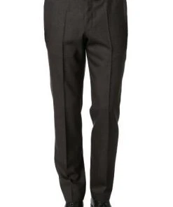 HILTL Hose Piacenza 22124/34600/30 Flanell waschbar, Kaffeebraun meliert, Kaffeebraun