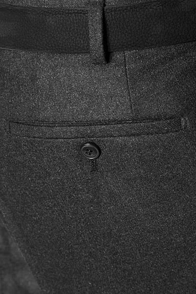 HILTL Hose Piacenza 42053/34600/10 Regular Fit, Flanell, Anthrazit meliert, Anthrazit 5 HILTL Hose Piacenza 42053/34600/10 Regular Fit, Flanell, Anthrazit meliert, Anthrazit – Bild 3