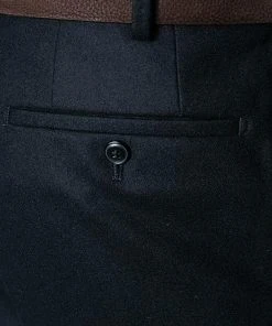 HILTL Hose Piacenza 42053/34600/41 Regular Fit, Flanell, Marineblau -Anzüge & Westen Verkäufe 192278 norm3