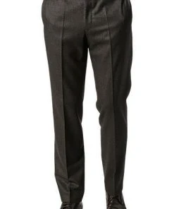 HILTL Hose Piacenza 42053/34600/30 Regular Fit, Flanell, Kaffeebraun meliert, Kaffeebraun