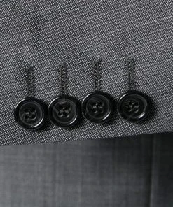 Pierre Cardin Anzug 52250+72002/850/56061/2400 Regular Fit, Schurwolle, Grau meliert, Grau -Anzüge & Westen Verkäufe 192687 norm4