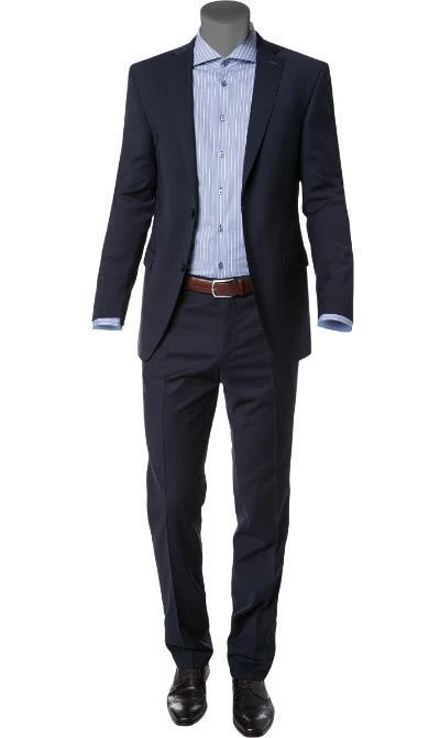 Carl Gross Anzug 30/015S0/324932+338303/63 Modern Fit, Schurwolle, Marine 3 Carl Gross Anzug 30/015S0/324932+338303/63 Modern Fit, Schurwolle, Marine