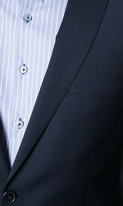 Carl Gross Anzug 30/015S0/324932+338303/63 Modern Fit, Schurwolle, Marine 5 Carl Gross Anzug 30/015S0/324932+338303/63 Modern Fit, Schurwolle, Marine – Bild 3