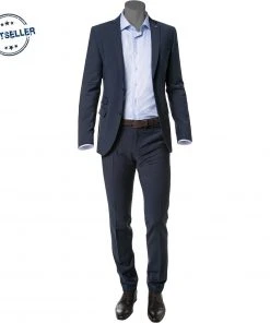 CG Anzug Cliff-Cedric 30-031S0/423622+433063/62 Slim Fit, Schurwoll-Stretch, Marine