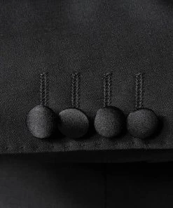 Pierre Cardin Smoking 51067+72740/000/66801/2000 Slim Fit, Schurwolle Super120, Schwarz -Anzüge & Westen Verkäufe 201379 norm4