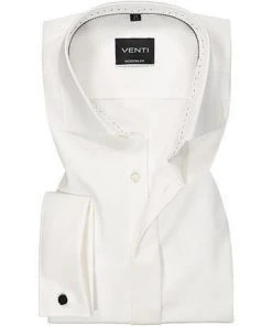 Venti Modern Fit EL72 001842/002 Hemd, Popeline, Extra langer Arm, Champagner, Creme