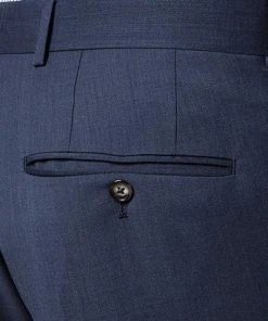 Tommy Hilfiger Tailored Hose TT67866530/425 Schurwolle, Blau meliert, Jeansblau -Anzüge & Westen Verkäufe 202482 norm4