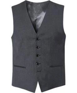 Tommy Hilfiger Tailored Weste TT67866532/019 Schurwolle, Grau meliert, Anthrazit