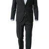 DIGEL Anzug slim line 99832/Allan+Apollo/10 Slim Fit, Schurwolle Super100, Schwarz -Anzüge & Westen Verkäufe 204055 norm