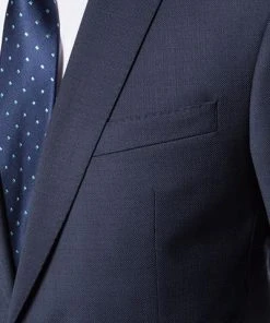 Carl Gross Anzug 40/017S1/323012+332023/63 Modern Fit, Schurwolle Super120, Dunkelblau meliert, Marine -Anzüge & Westen Verkäufe 204426 norm3