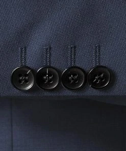 Carl Gross Anzug 40/017S1/323012+332023/63 Modern Fit, Schurwolle Super120, Dunkelblau meliert, Marine -Anzüge & Westen Verkäufe 204426 norm4