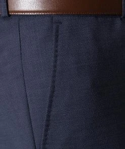 Carl Gross Anzug 40/017S1/323012+332023/63 Modern Fit, Schurwolle Super120, Dunkelblau meliert, Marine -Anzüge & Westen Verkäufe 204426 norm7