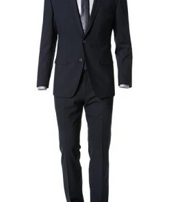 ROY ROBSON Anzug 5042/2002+0240/019 Slim Fit, Schurwolle, Dunkelblau, Marine